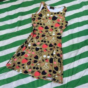 NOOWORKS strawberry ladybug Brenda jersey tank dress